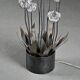 Sculptural floral lamp by Royal Copenhagen, Denmark, circa 1960.