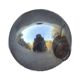 Boule de sorcière antique 7 cm 1800s couleur argent