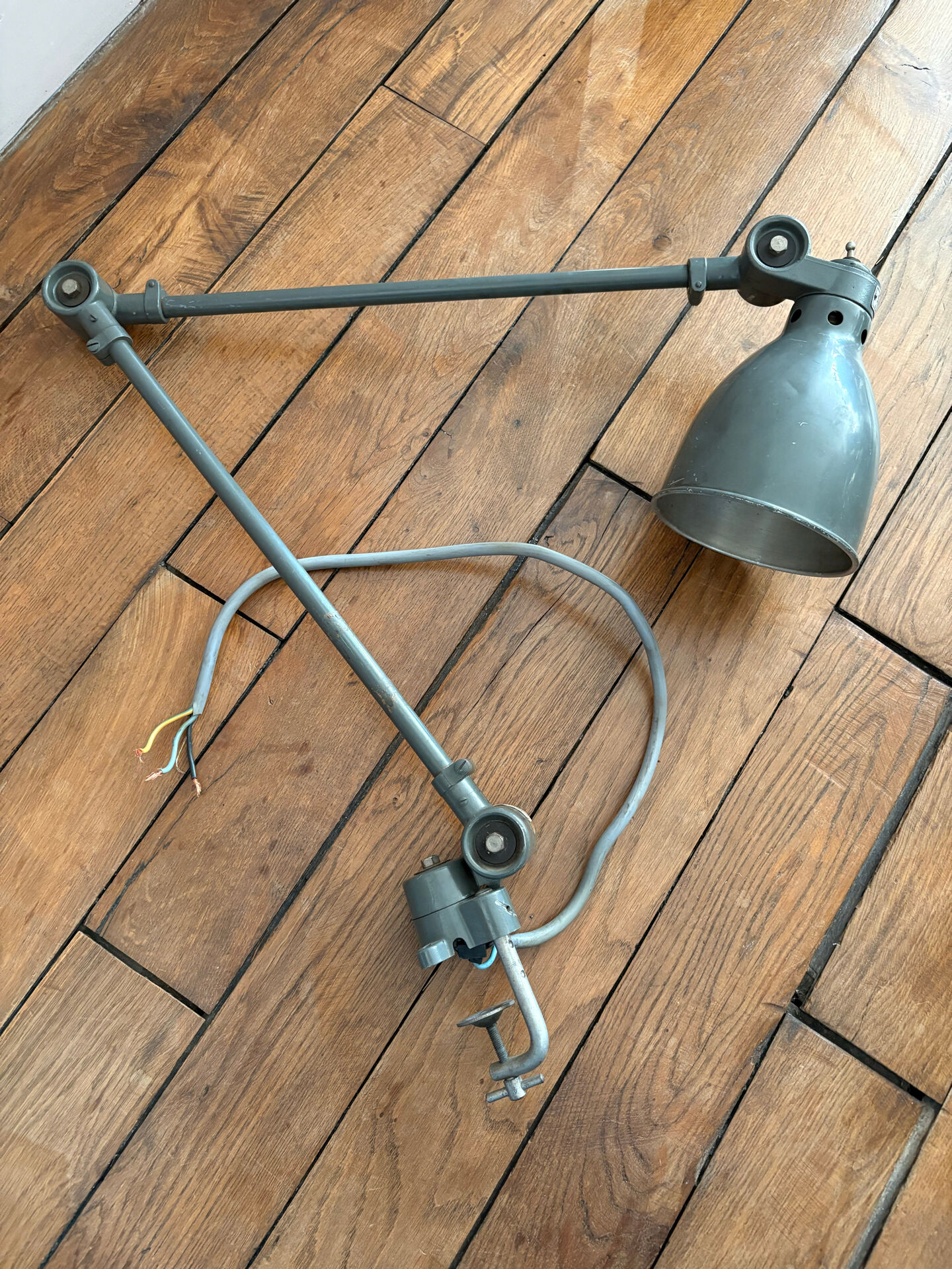 Industrial lamp architect workshop SANFIL Paris 1950