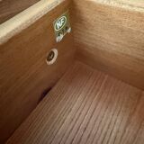 Solid elm bedside table – Maison Regain