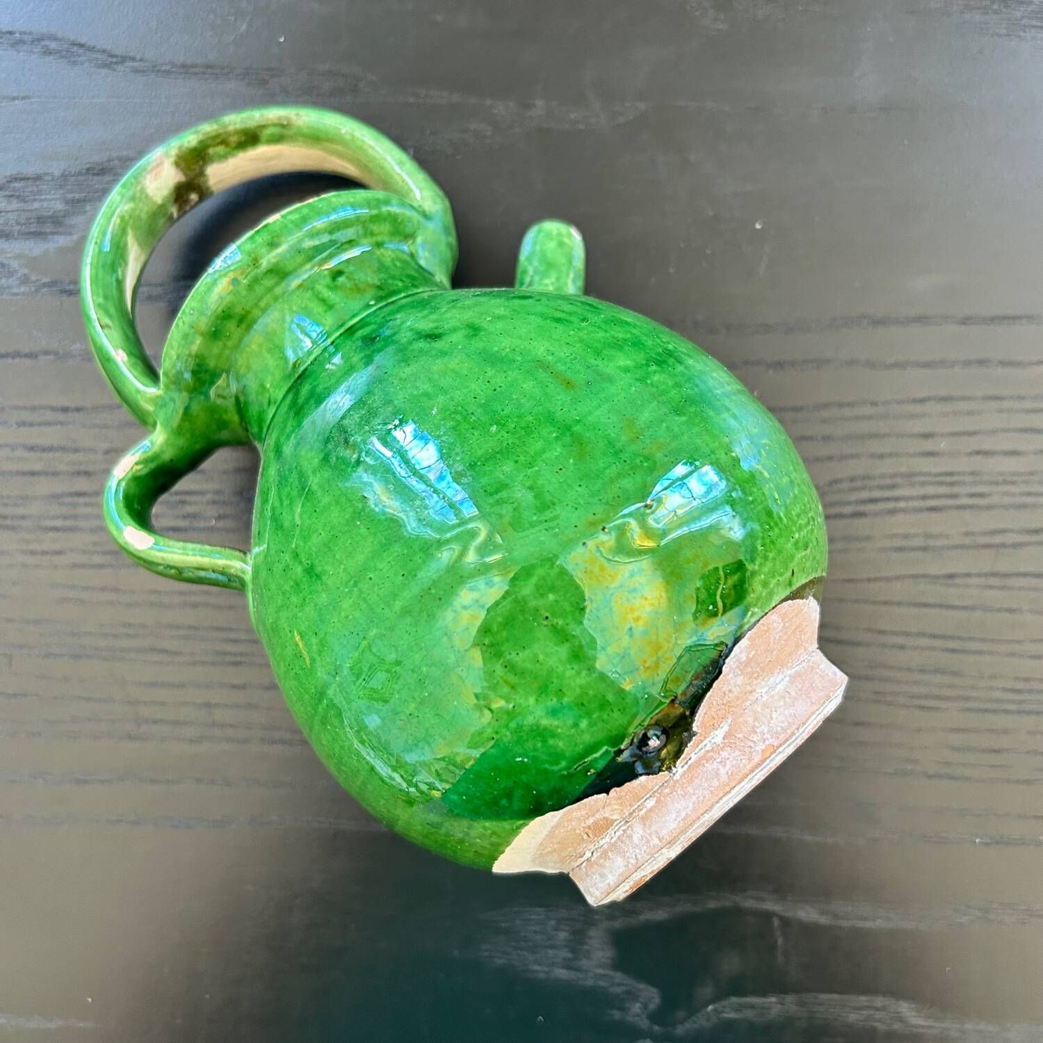 Ancient green gargoulette