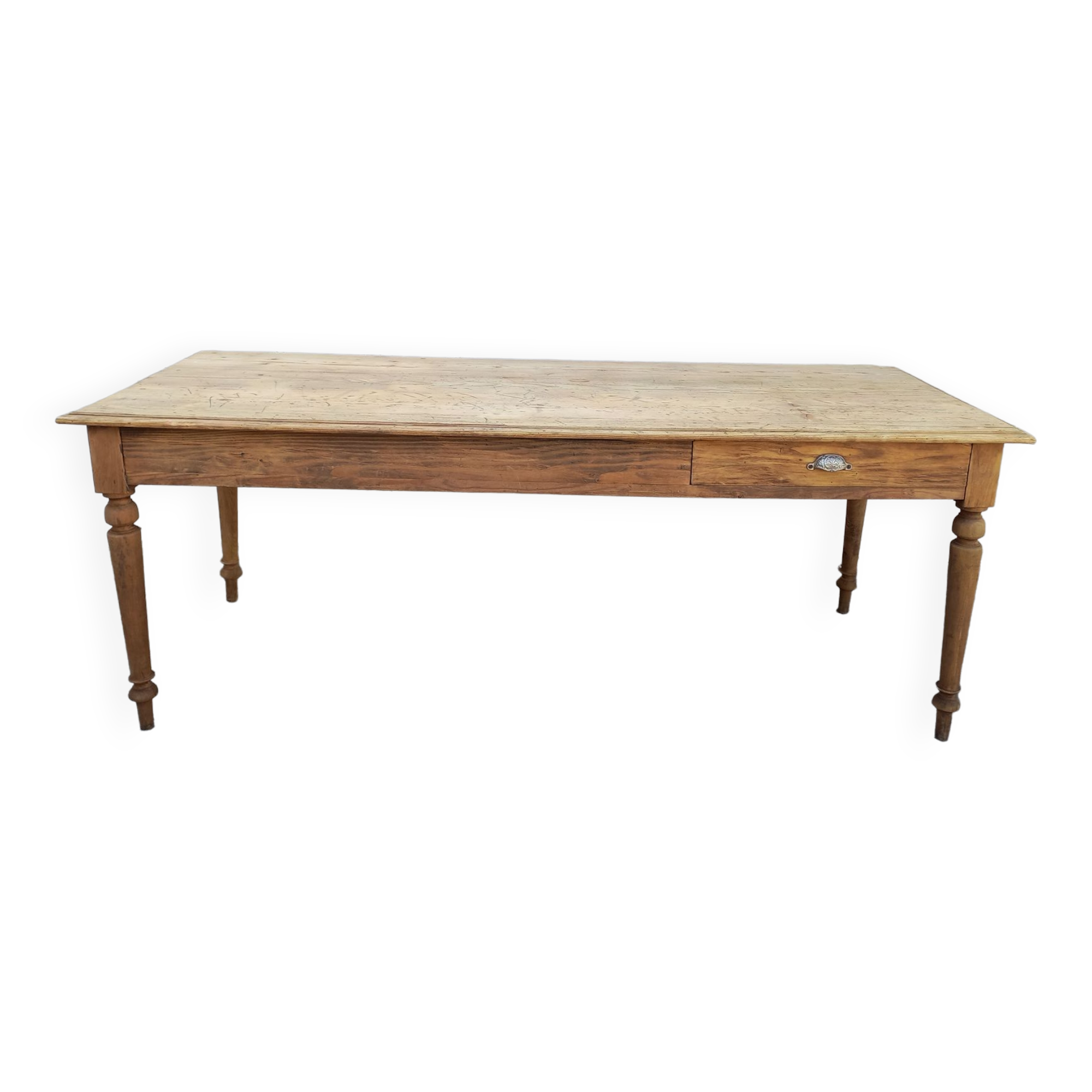 Table de ferme ancienne 200 cm