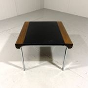 Hans Eichenberger leather coffee-side table Girsberger, Switzerland