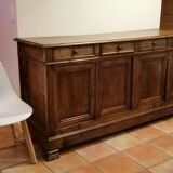 Antique 4-door oak sideboard