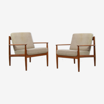 Model 118 armchairs by Grete Jalk for France & Søn, Denmark 1960’s.