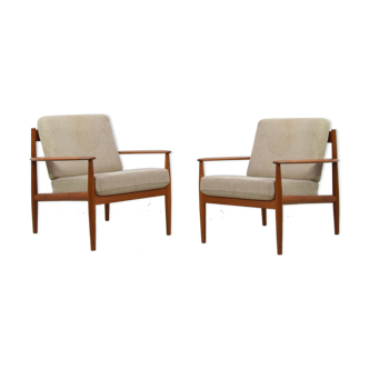 Model 118 armchairs by Grete Jalk for France & Søn, Denmark 1960’s.