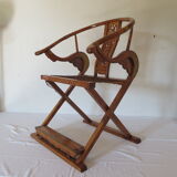 Fauteuil ancien chinois pliant