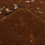 3x10 neutal brown felt vintage runner rug,85x307cm