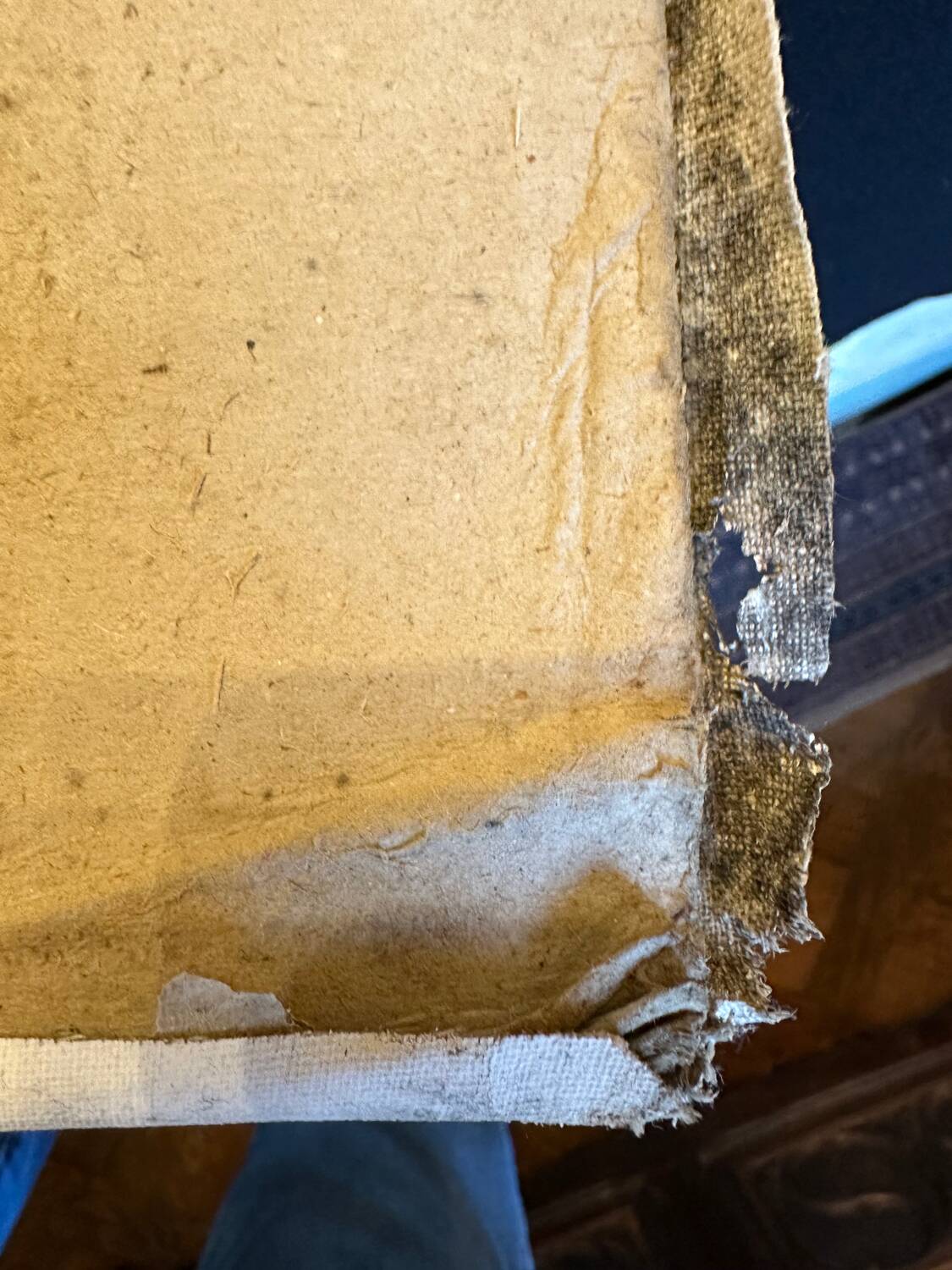 Fishing boats - painting on canvas board