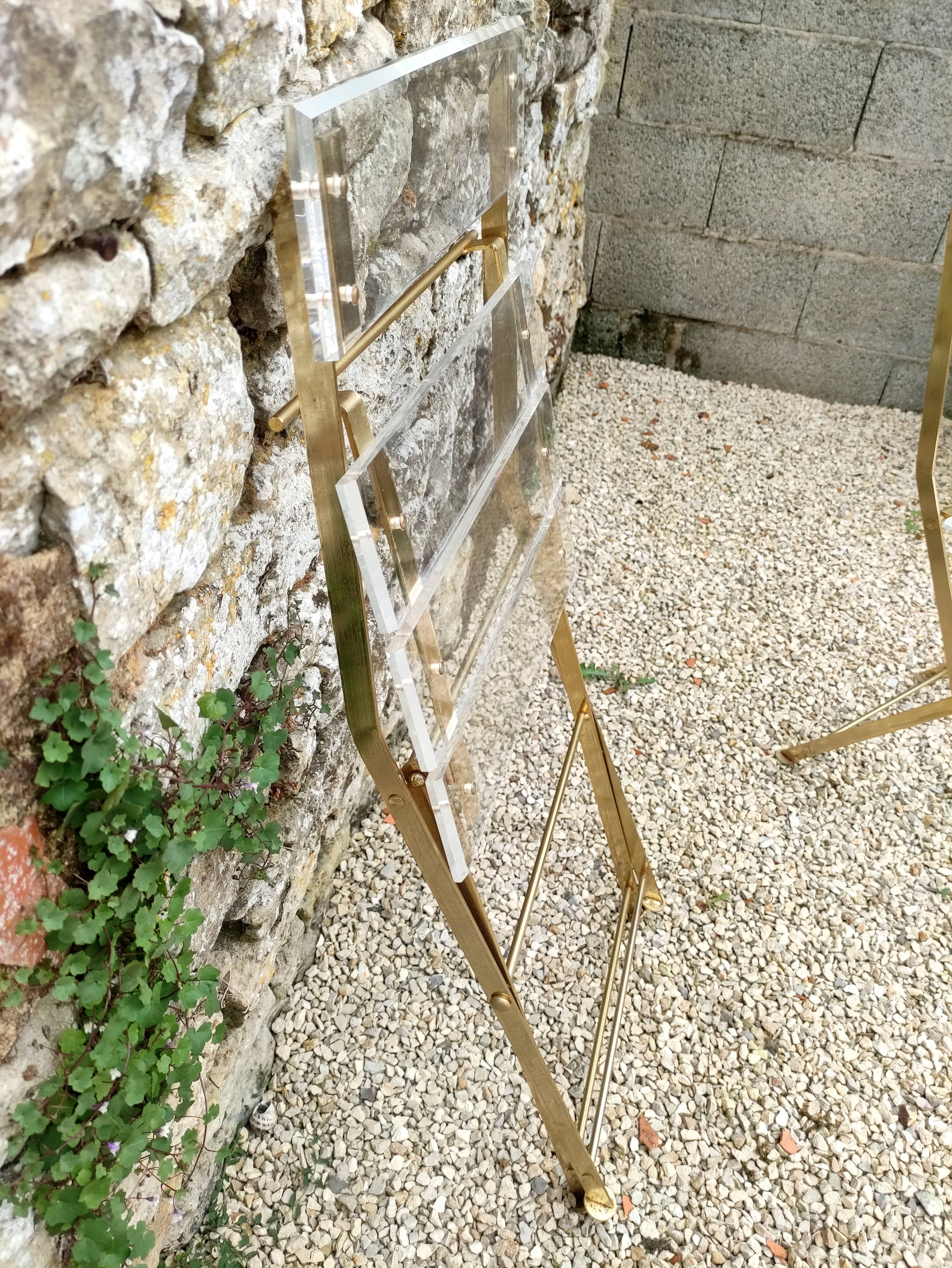 Pair of Yonel LEBOVICI folding chairs