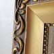 Beautiful French vintage mirror in gilded wood from the 60s