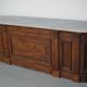 Antique Shop Counter / Kitchen Island in Dutch Pine and Marble, 19th Century