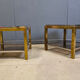 Pair of side tables by Jean Charles, 1970s