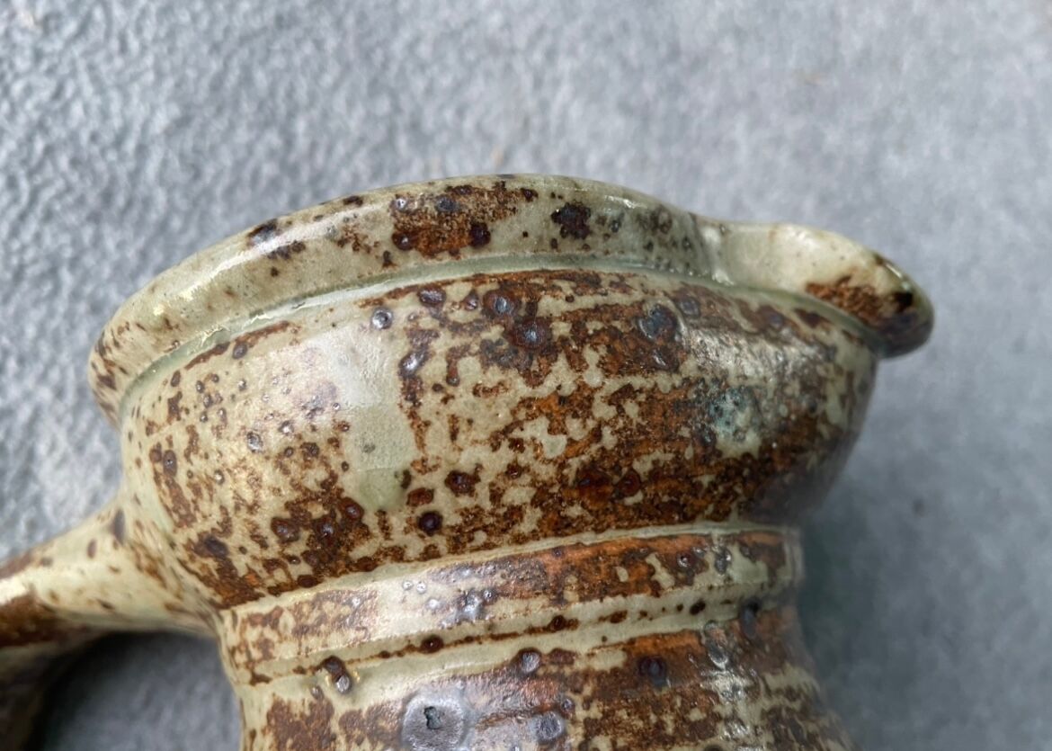 Stoneware pitcher by Pierre Digan