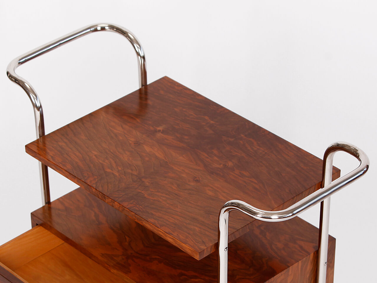 Contemporary Tubular Steel Sideboard Czech Functionalism Bauhaus