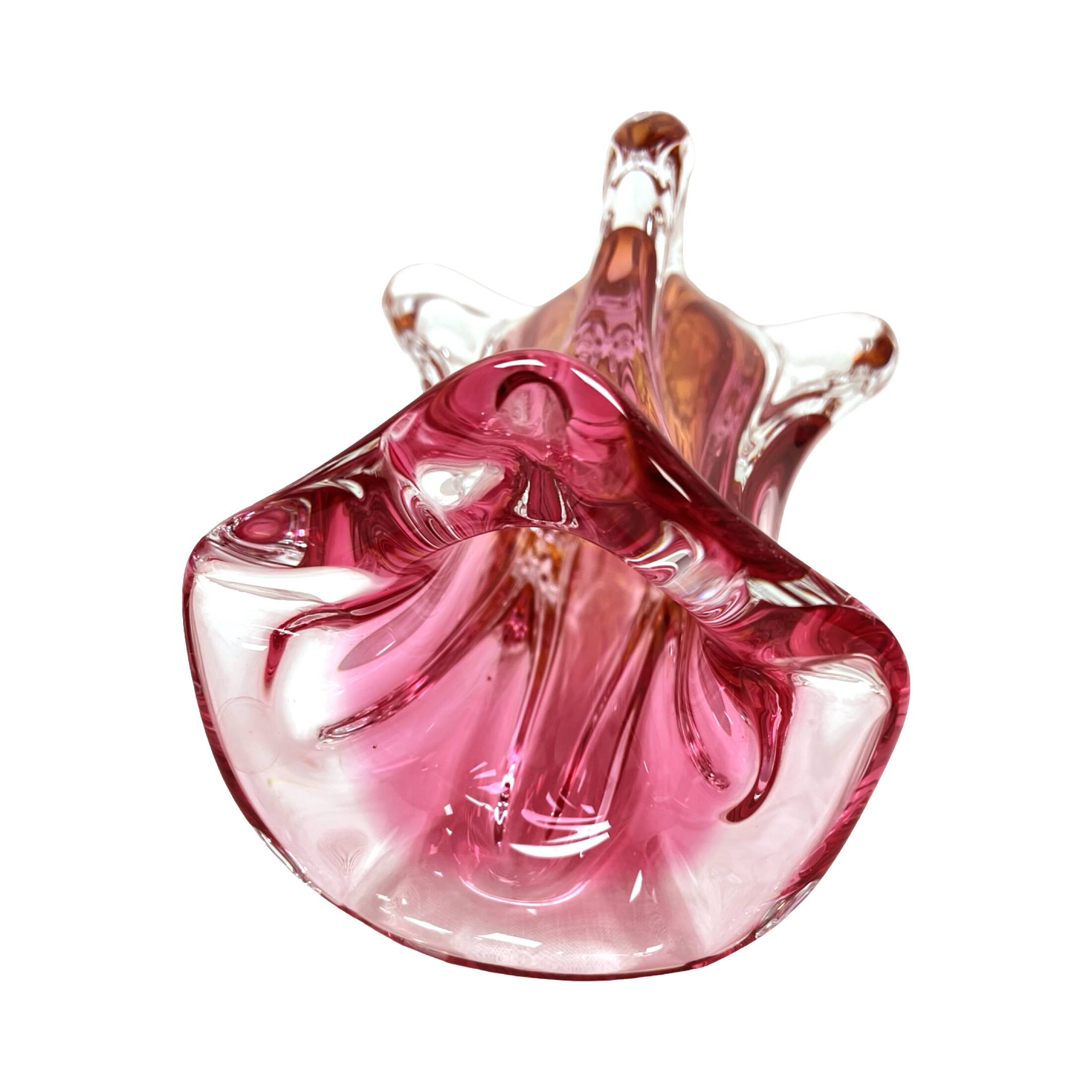 Vase "Tulip" by J. Hospodka, Chřibská Sklárna, Czechoslovakia 1960s