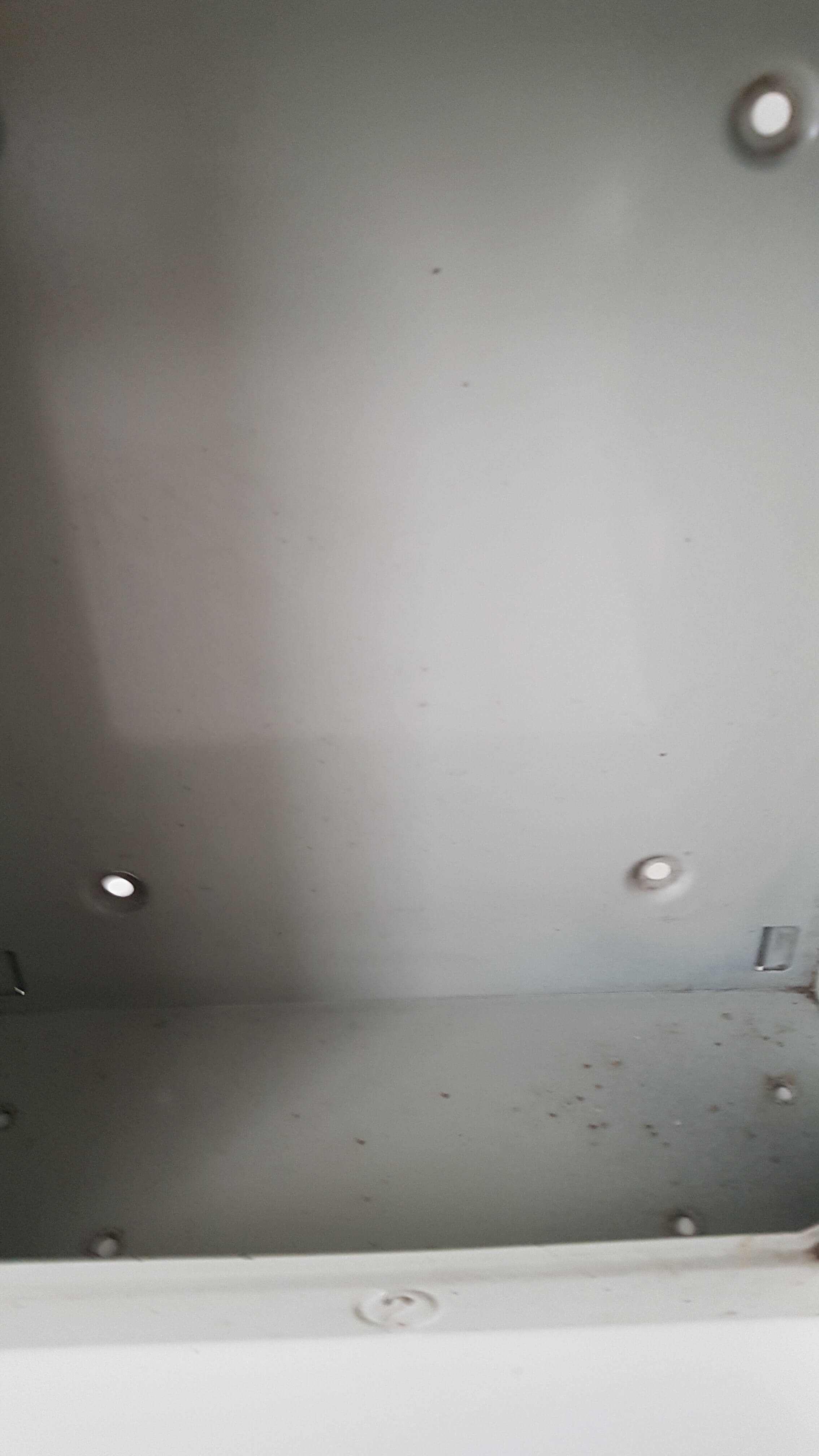 Vintage metal mailbox