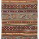5x7 Turkish Kilim Rug, 149x219
