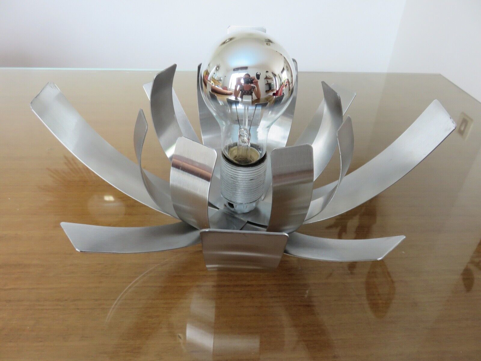 Flower wall lamp by Jocelyne Trocmé for oxar 1970