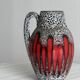 Petit pichet ou vase en céramique texturée