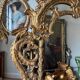 Miroir de style Louis XV en bois doré d’époque Napoléon III