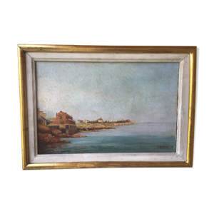 Tableau bord de mer Méditerranéen