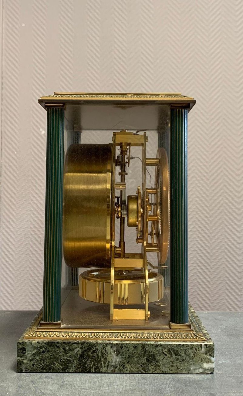 Pendule cage vers 1965 Jaeger-Lecoultre atmos modéle Vendôme