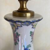 Porcelain and brass lamp base H 41cm