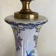 Porcelain and brass lamp base H 41cm