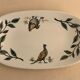 Gien hunting dish decorated with pheasant and duck, 1970