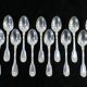 12 mocha spoons christofle model vendome