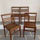 4 René Gabriel stackable chairs