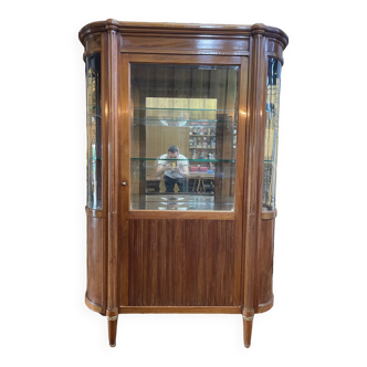 Louis XVI style mahogany display case