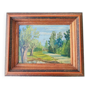 Peinture à l'huile - paysage