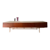 Teak and metal sideboard