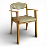 Vintage beech armchair
