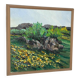 Huile sur toile suédoise – “fleurs” par lars "bjönni" andersson