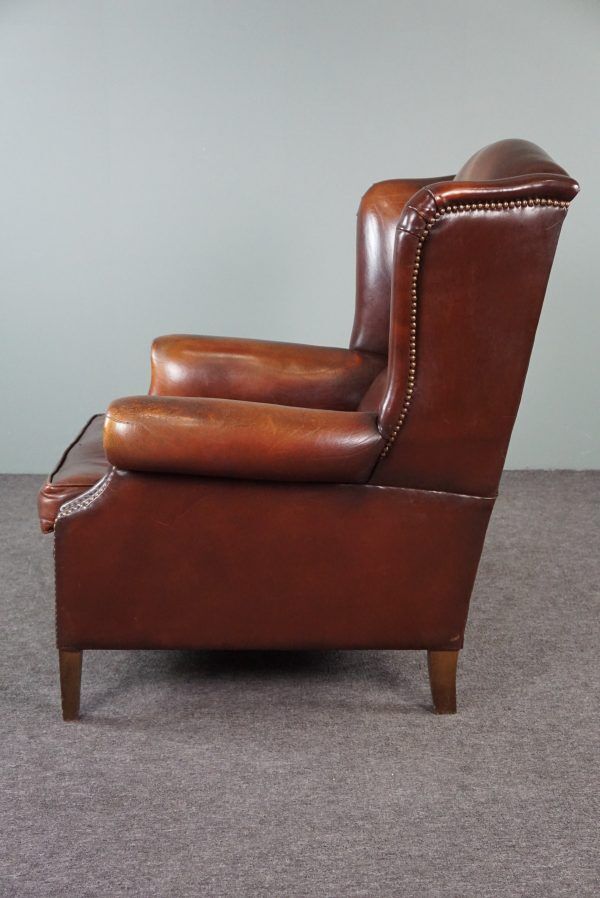 Sheepskin armchair