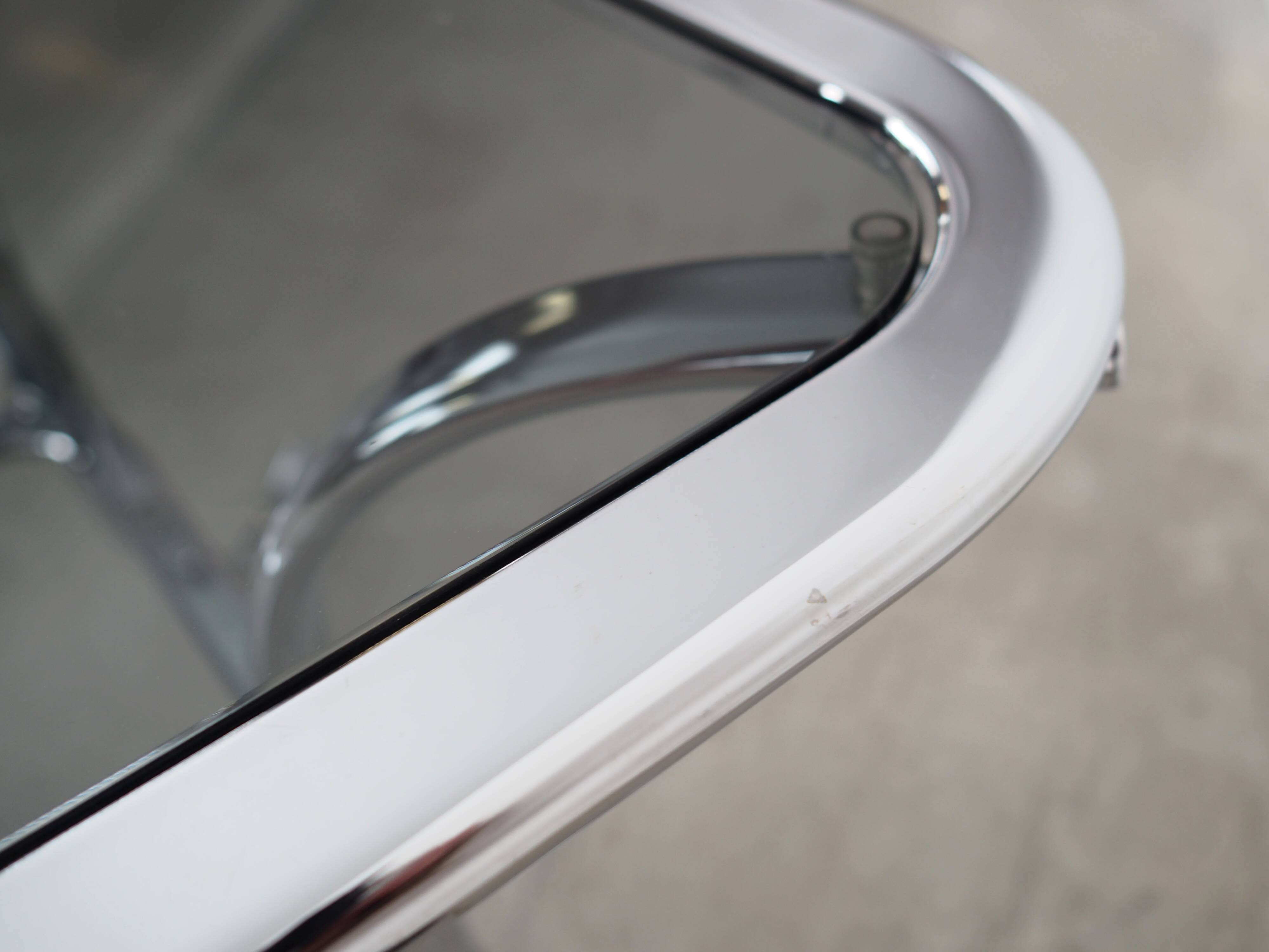 Glass coffee table, Danish design, 1970s, production: Denmark