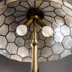Brass and mother-of-pearl lamp 1960-70