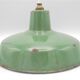 Hanging lamp in enamelled sheet metal