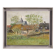 Peinture néerlandaise d'une vue de maisons dans le style impressionniste.
