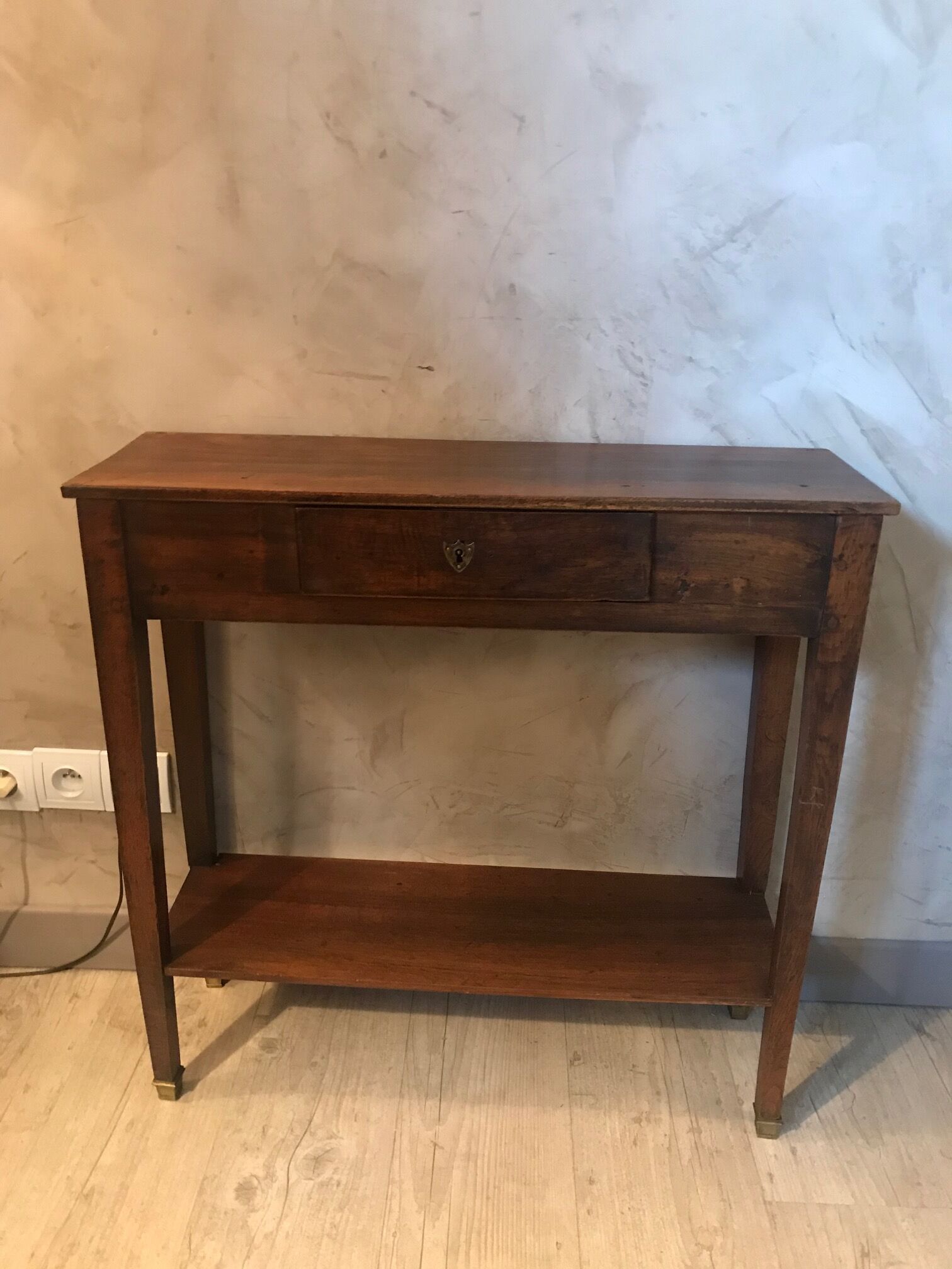 Walnut console