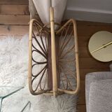 Rattan magazine holder