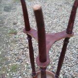 Antique Louis XVI style side table with marble top