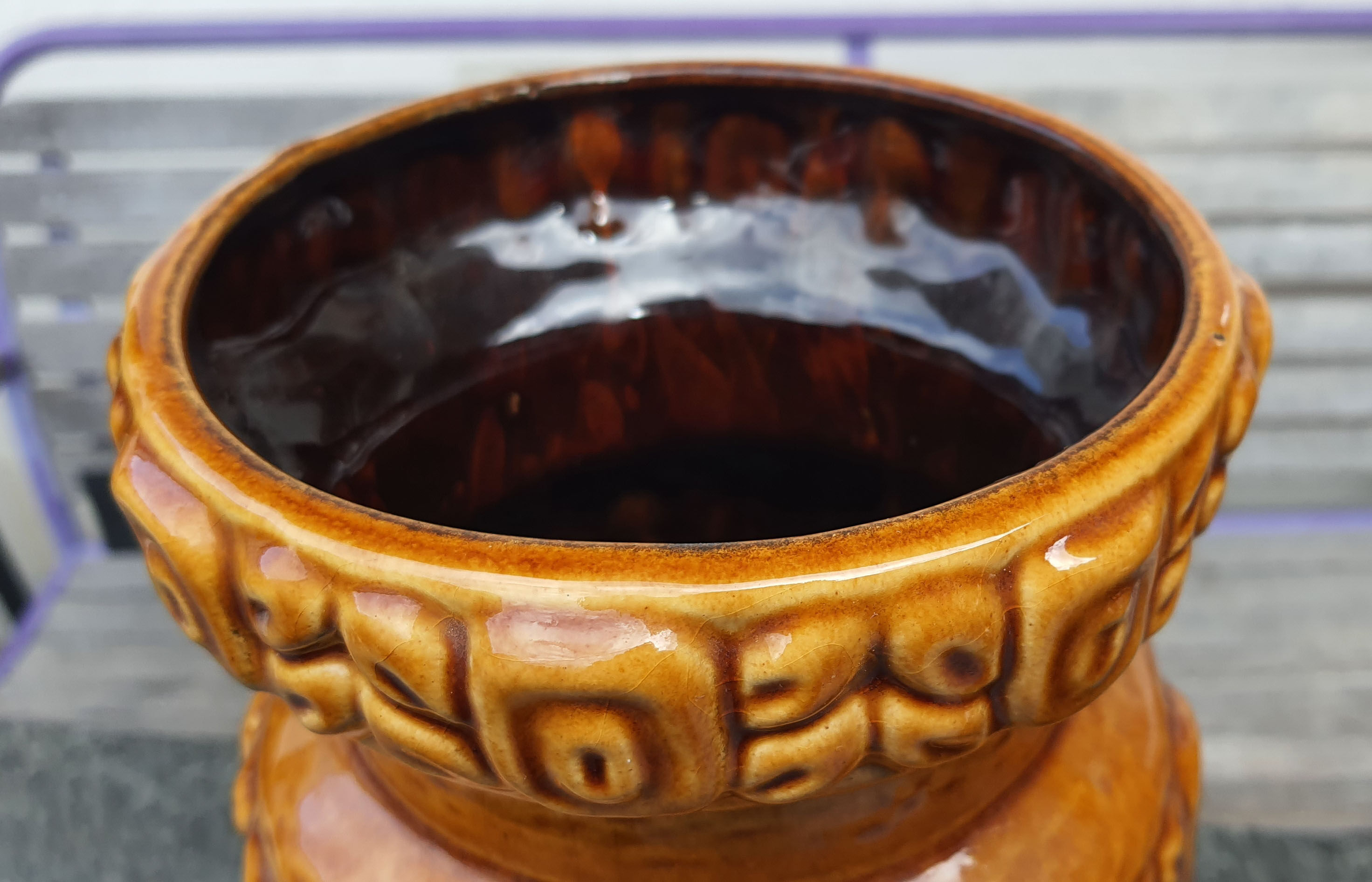 Pair of ceramic vases Scheurer Austria 1970