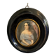 Miniature portrait of a young woman XX century