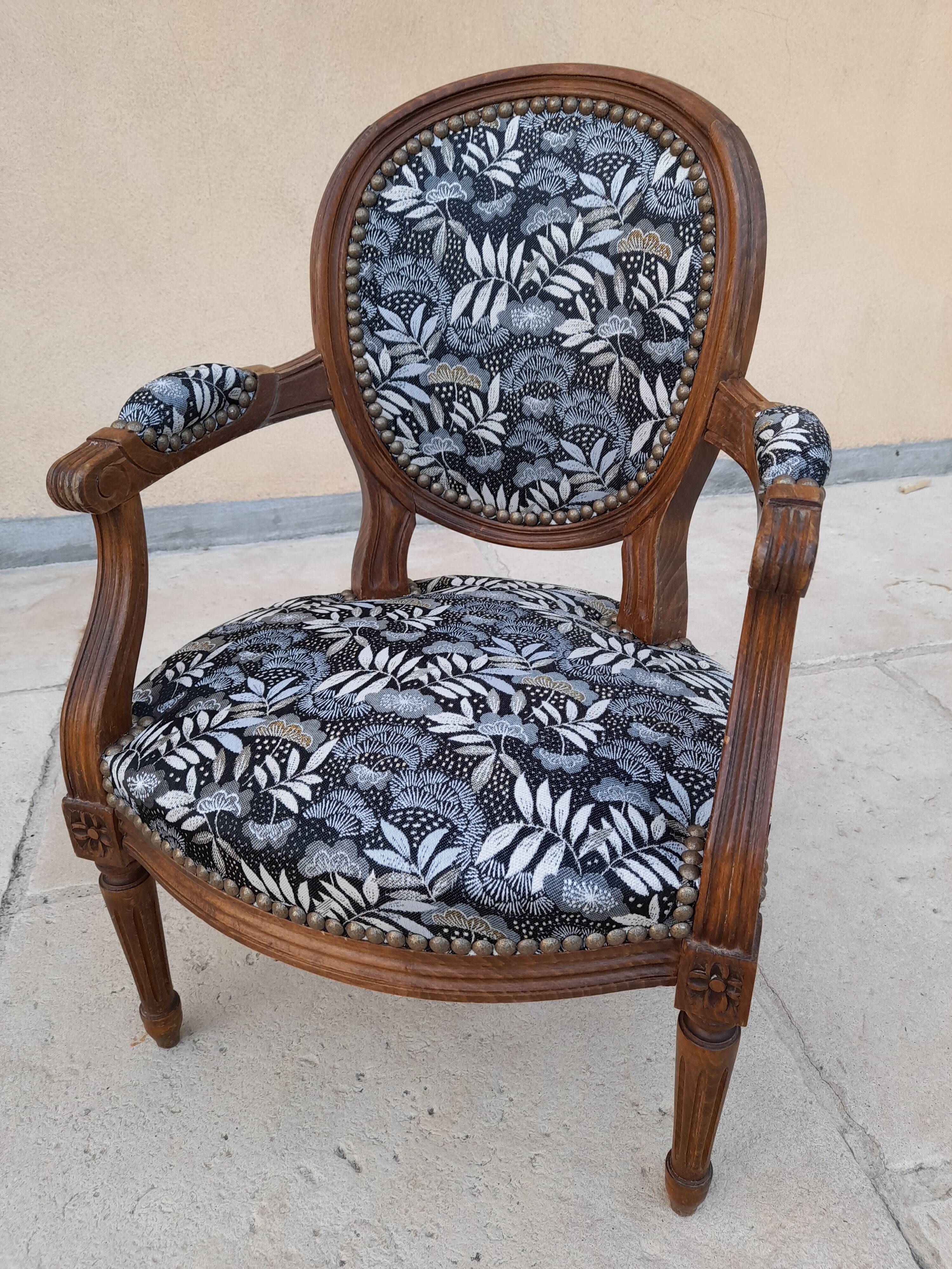 Louis XVI style children's armchair