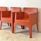 Set of 8 Toy chairs by philippe starck for Driade made in italy