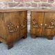Pair of vintage Art Deco bedside tables from the 1950s